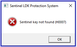 key not found