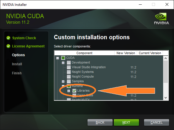 Custom installation page 2