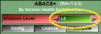 ABACS+ Anatomic level